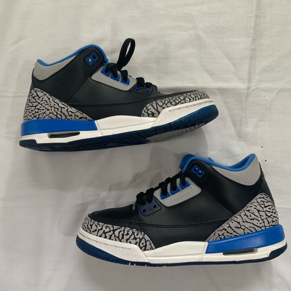 Jordan 3 Motorsport Blue Kids 6.5Y - Picture 2 of 7